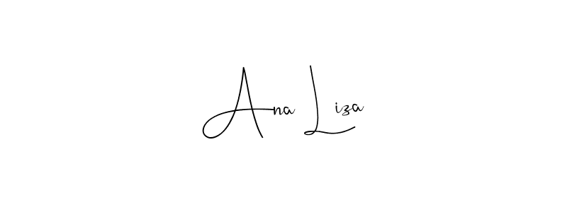 How to make Ana Liza signature? Andilay-7BmLP is a professional autograph style. Create handwritten signature for Ana Liza name. Ana Liza signature style 4 images and pictures png