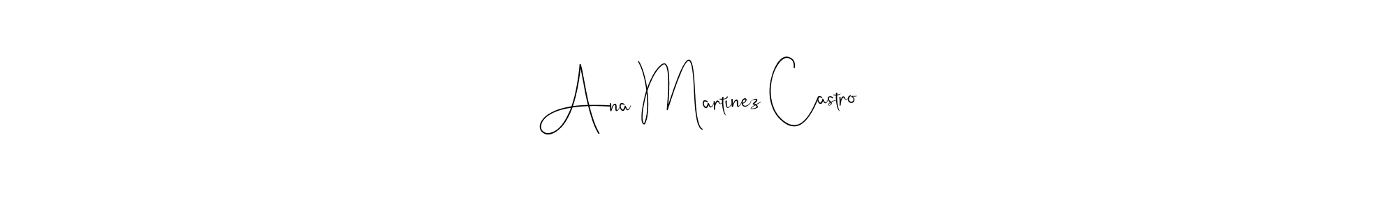 The best way (Andilay-7BmLP) to make a short signature is to pick only two or three words in your name. The name Ana Martínez Castro include a total of six letters. For converting this name. Ana Martínez Castro signature style 4 images and pictures png