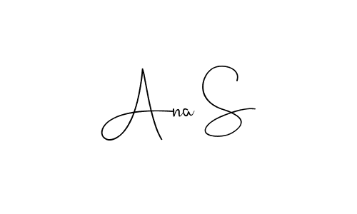 How to make Ana S signature? Andilay-7BmLP is a professional autograph style. Create handwritten signature for Ana S name. Ana S signature style 4 images and pictures png