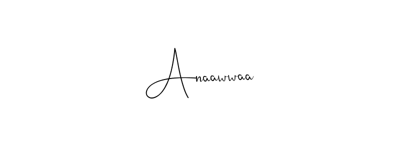 Use a signature maker to create a handwritten signature online. With this signature software, you can design (Andilay-7BmLP) your own signature for name Anaawwaa. Anaawwaa signature style 4 images and pictures png