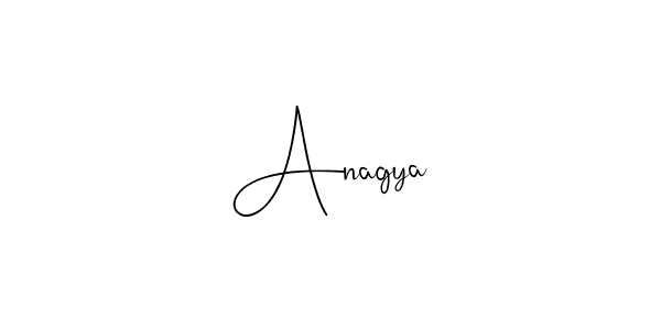 Make a beautiful signature design for name Anagya. Use this online signature maker to create a handwritten signature for free. Anagya signature style 4 images and pictures png