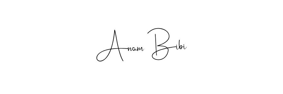 Use a signature maker to create a handwritten signature online. With this signature software, you can design (Andilay-7BmLP) your own signature for name Anam Bibi. Anam Bibi signature style 4 images and pictures png