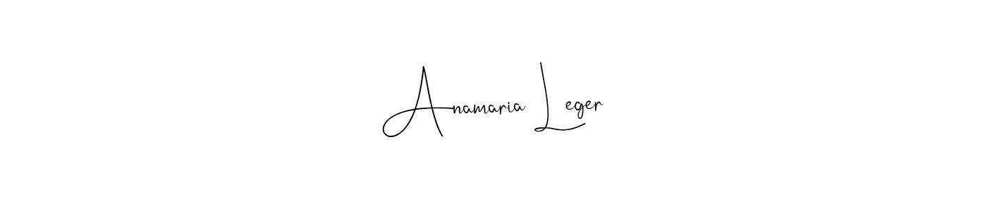 Make a short Anamaria Leger signature style. Manage your documents anywhere anytime using Andilay-7BmLP. Create and add eSignatures, submit forms, share and send files easily. Anamaria Leger signature style 4 images and pictures png