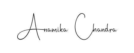 Create your official email sign-off with Anamika  Chandra name in Andilay-7BmLP style. Crisp, clean, and perfectly legible across all screens. Anamika  Chandra signature style 4 images and pictures png