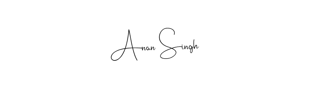 Use a signature maker to create a handwritten signature online. With this signature software, you can design (Andilay-7BmLP) your own signature for name Anan Singh. Anan Singh signature style 4 images and pictures png