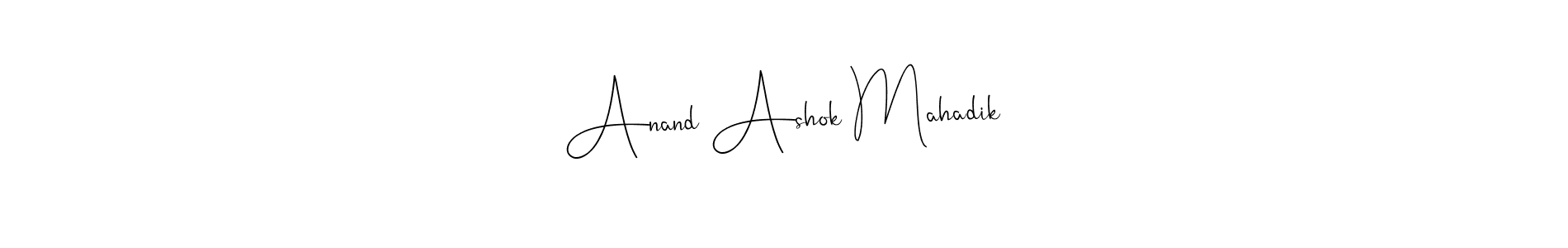 Here are the top 10 professional signature styles for the name Anand Ashok Mahadik. These are the best autograph styles you can use for your name. Anand Ashok Mahadik signature style 4 images and pictures png