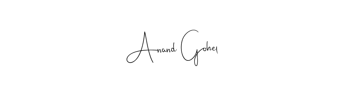 Make a beautiful signature design for name Anand Gohel. With this signature (Andilay-7BmLP) style, you can create a handwritten signature for free. Anand Gohel signature style 4 images and pictures png