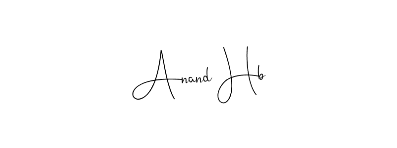 How to make Anand Hb signature? Andilay-7BmLP is a professional autograph style. Create handwritten signature for Anand Hb name. Anand Hb signature style 4 images and pictures png
