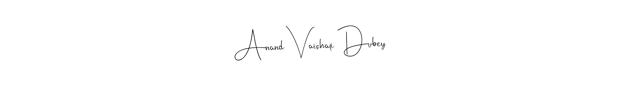 See photos of Anand Vaishali Dubey official signature by Spectra . Check more albums & portfolios. Read reviews & check more about Andilay-7BmLP font. Anand Vaishali Dubey signature style 4 images and pictures png