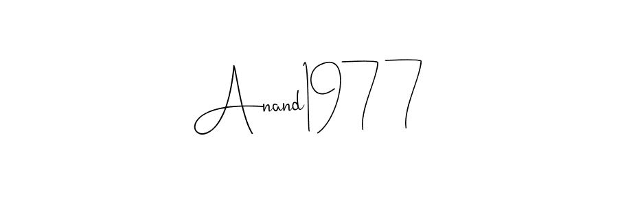 if you are searching for the best signature style for your name Anand1977. so please give up your signature search. here we have designed multiple signature styles  using Andilay-7BmLP. Anand1977 signature style 4 images and pictures png