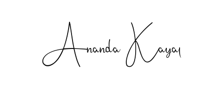 It looks like you need a new signature style for name Ananda Kayal. Design unique handwritten (Andilay-7BmLP) signature with our free signature maker in just a few clicks. Ananda Kayal signature style 4 images and pictures png