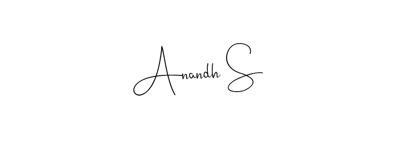 Here are the top 10 professional signature styles for the name Anandh S. These are the best autograph styles you can use for your name. Anandh S signature style 4 images and pictures png