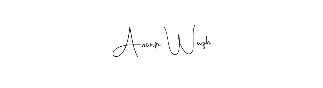 Design your own signature with our free online signature maker. With this signature software, you can create a handwritten (Andilay-7BmLP) signature for name Ananta Wagh. Ananta Wagh signature style 4 images and pictures png