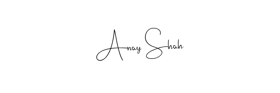 Also You can easily find your signature by using the search form. We will create Anay Shah name handwritten signature images for you free of cost using Andilay-7BmLP sign style. Anay Shah signature style 4 images and pictures png