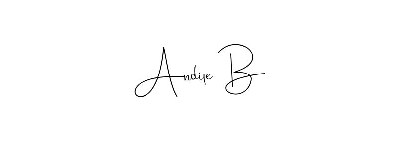This is the best signature style for the Andile B name. Also you like these signature font (Andilay-7BmLP). Mix name signature. Andile B signature style 4 images and pictures png