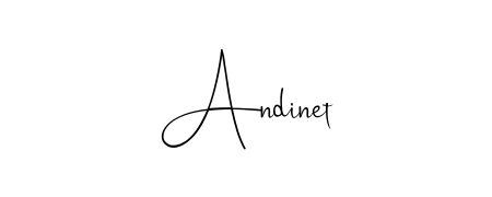 Generate high-definition signature styles for Andinet. The Andilay-7BmLP typeface ensures crisp legibility and sophisticated design. Andinet signature style 4 images and pictures png