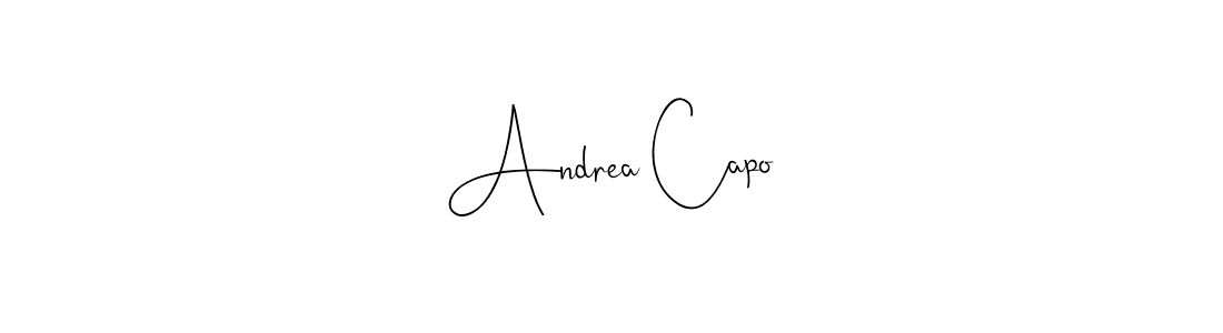 Andrea Capo stylish signature style. Best Handwritten Sign (Andilay-7BmLP) for my name. Handwritten Signature Collection Ideas for my name Andrea Capo. Andrea Capo signature style 4 images and pictures png