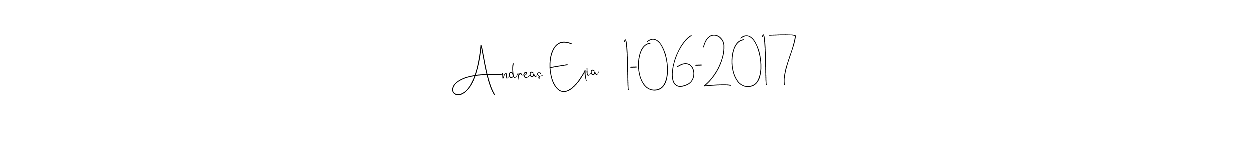 Make a beautiful signature design for name Andreas Elia    1-06-2017. With this signature (Andilay-7BmLP) style, you can create a handwritten signature for free. Andreas Elia    1-06-2017 signature style 4 images and pictures png