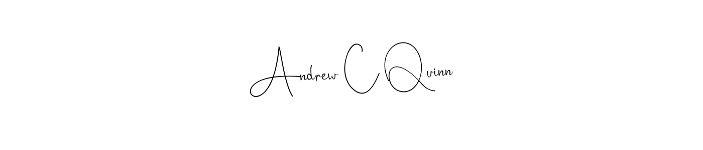 Here are the top 10 professional signature styles for the name Andrew C Quinn. These are the best autograph styles you can use for your name. Andrew C Quinn signature style 4 images and pictures png