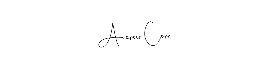Design your own signature with our free online signature maker. With this signature software, you can create a handwritten (Andilay-7BmLP) signature for name Andrew Carr. Andrew Carr signature style 4 images and pictures png