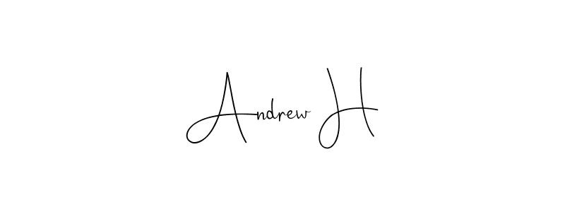 Also we have Andrew H name is the best signature style. Create professional handwritten signature collection using Andilay-7BmLP autograph style. Andrew H signature style 4 images and pictures png