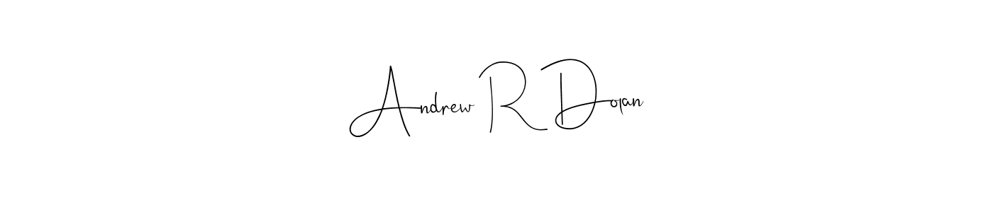 The best way (Andilay-7BmLP) to make a short signature is to pick only two or three words in your name. The name Andrew R Dolan include a total of six letters. For converting this name. Andrew R Dolan signature style 4 images and pictures png