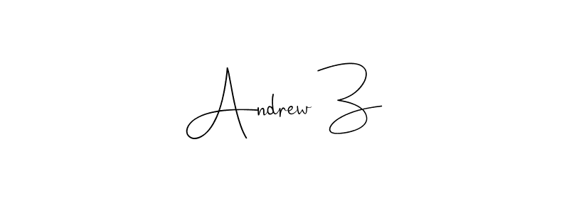 You should practise on your own different ways (Andilay-7BmLP) to write your name (Andrew Z) in signature. don't let someone else do it for you. Andrew Z signature style 4 images and pictures png