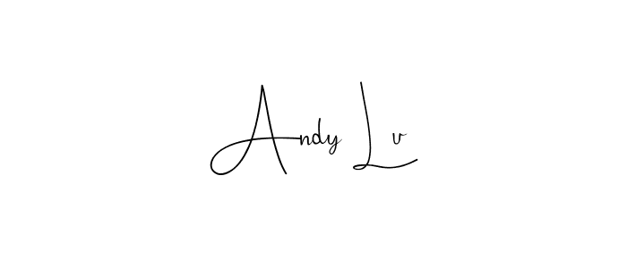 Andilay-7BmLP is a professional signature style that is perfect for those who want to add a touch of class to their signature. It is also a great choice for those who want to make their signature more unique. Get Andy Lu name to fancy signature for free. Andy Lu signature style 4 images and pictures png