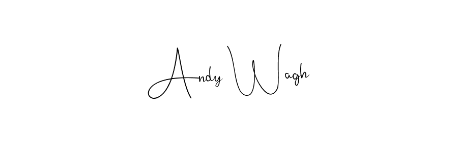 Make a beautiful signature design for name Andy Wagh. With this signature (Andilay-7BmLP) style, you can create a handwritten signature for free. Andy Wagh signature style 4 images and pictures png