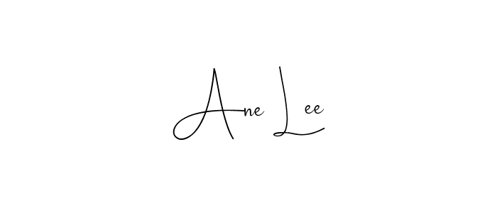 You should practise on your own different ways (Andilay-7BmLP) to write your name (Ane Lee) in signature. don't let someone else do it for you. Ane Lee signature style 4 images and pictures png