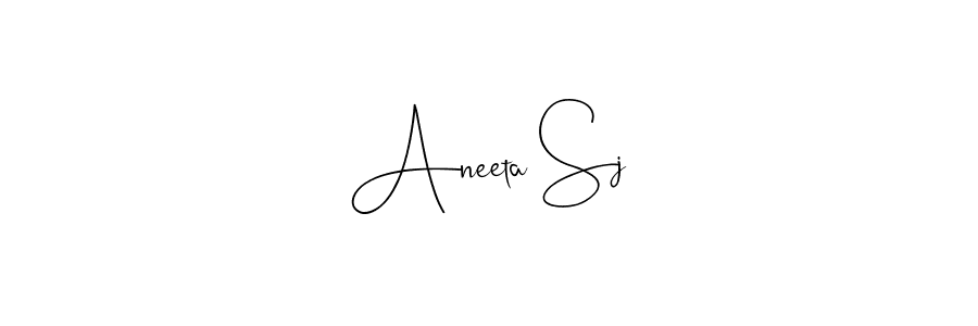 You can use this online signature creator to create a handwritten signature for the name Aneeta Sj. This is the best online autograph maker. Aneeta Sj signature style 4 images and pictures png