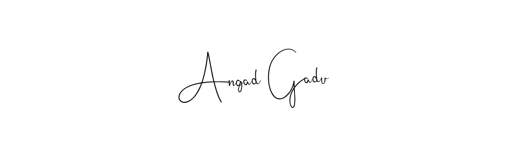It looks lik you need a new signature style for name Angad Gadu. Design unique handwritten (Andilay-7BmLP) signature with our free signature maker in just a few clicks. Angad Gadu signature style 4 images and pictures png