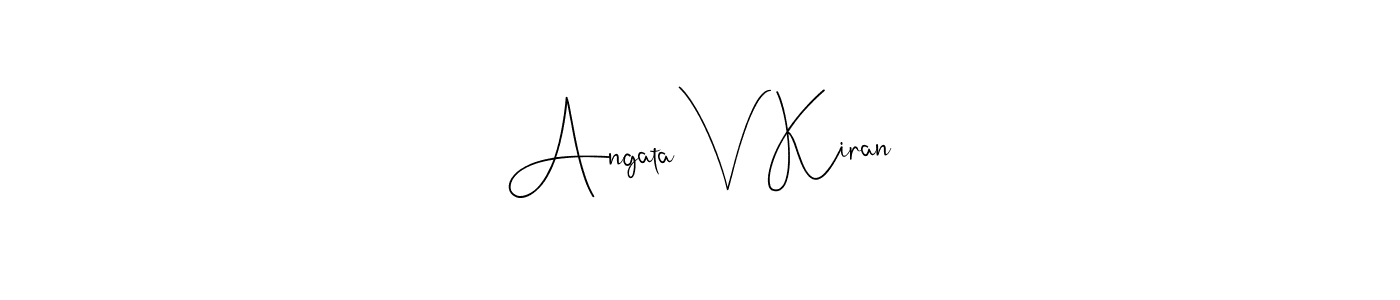 See photos of Angata V Kiran official signature by Spectra . Check more albums & portfolios. Read reviews & check more about Andilay-7BmLP font. Angata V Kiran signature style 4 images and pictures png