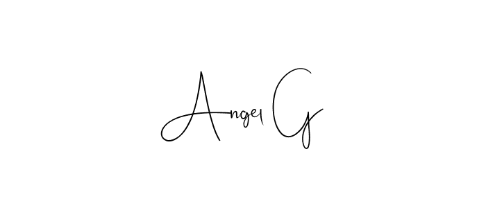 How to Draw Angel G signature style? Andilay-7BmLP is a latest design signature styles for name Angel G. Angel G signature style 4 images and pictures png