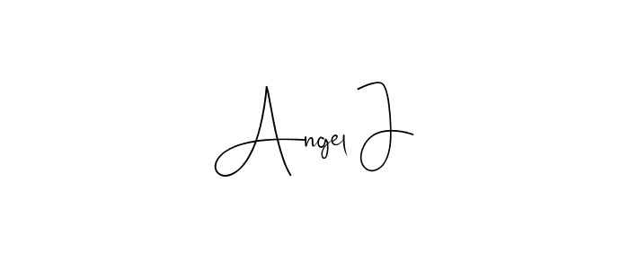 You should practise on your own different ways (Andilay-7BmLP) to write your name (Angel J) in signature. don't let someone else do it for you. Angel J signature style 4 images and pictures png
