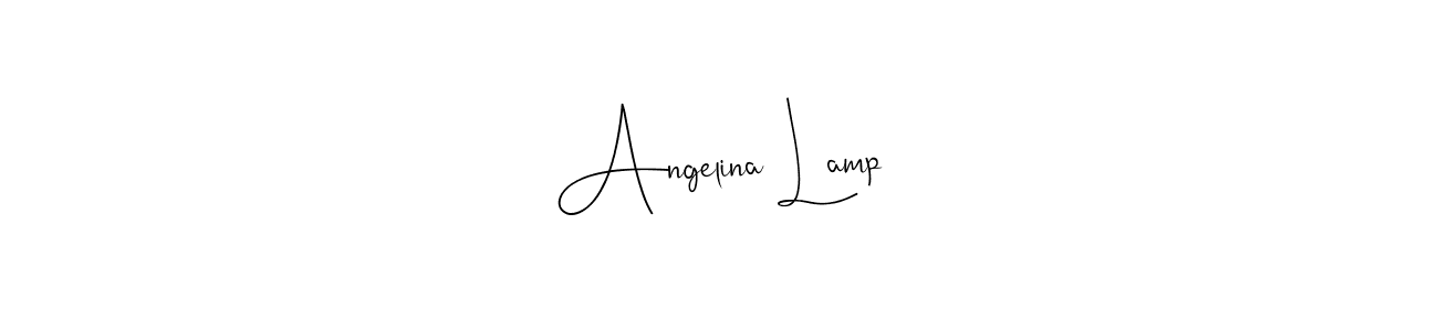 Angelina Lamp stylish signature style. Best Handwritten Sign (Andilay-7BmLP) for my name. Handwritten Signature Collection Ideas for my name Angelina Lamp. Angelina Lamp signature style 4 images and pictures png