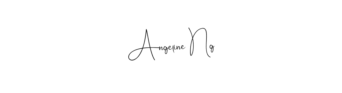 Make a beautiful signature design for name Angeline Ng. Use this online signature maker to create a handwritten signature for free. Angeline Ng signature style 4 images and pictures png