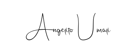 If you are searching for the best signature style for your name Angelito Umali, here we have designed multiple signature styles using Andilay-7BmLP. Angelito Umali signature style 4 images and pictures png