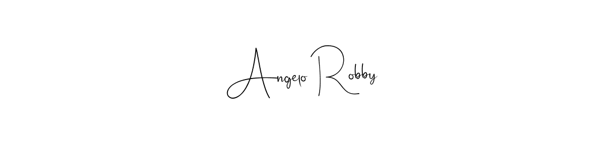 You should practise on your own different ways (Andilay-7BmLP) to write your name (Angelo Robby) in signature. don't let someone else do it for you. Angelo Robby signature style 4 images and pictures png