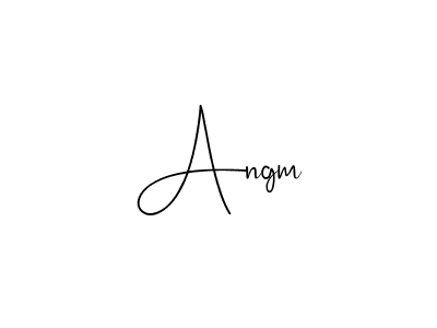 Andilay-7BmLP is a professional signature style that is perfect for those who want to add a touch of class to their signature. It is also a great choice for those who want to make their signature more unique. Get Angm name to fancy signature for free. Angm signature style 4 images and pictures png