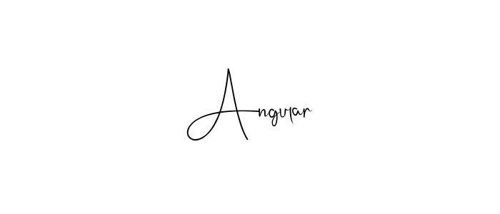 Andilay-7BmLP is a professional signature style that is perfect for those who want to add a touch of class to their signature. It is also a great choice for those who want to make their signature more unique. Get Angular name to fancy signature for free. Angular signature style 4 images and pictures png