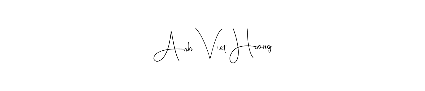 Anh Viet Hoang stylish signature style. Best Handwritten Sign (Andilay-7BmLP) for my name. Handwritten Signature Collection Ideas for my name Anh Viet Hoang. Anh Viet Hoang signature style 4 images and pictures png