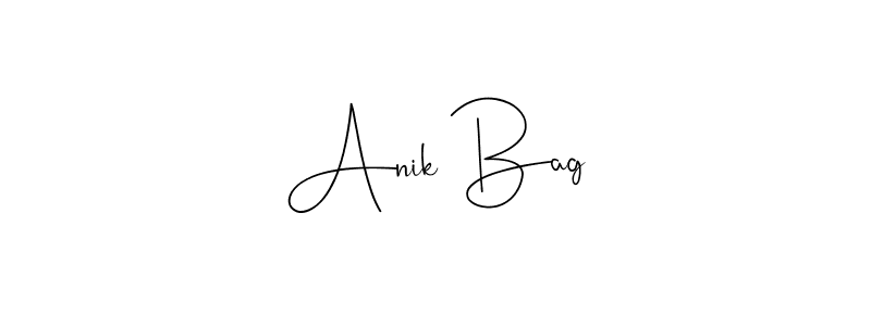 Also we have Anik Bag name is the best signature style. Create professional handwritten signature collection using Andilay-7BmLP autograph style. Anik Bag signature style 4 images and pictures png