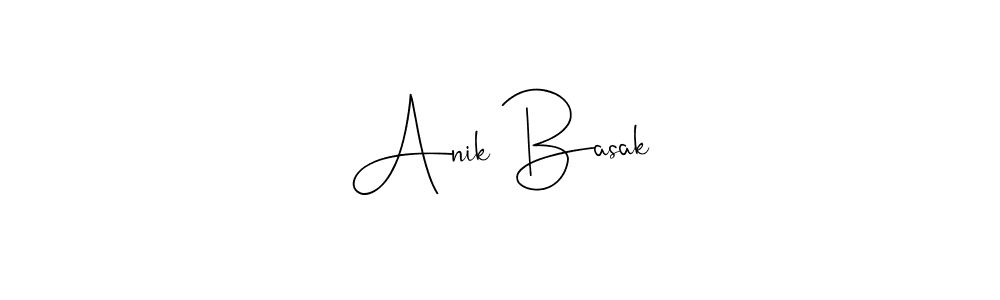 Anik Basak stylish signature style. Best Handwritten Sign (Andilay-7BmLP) for my name. Handwritten Signature Collection Ideas for my name Anik Basak. Anik Basak signature style 4 images and pictures png