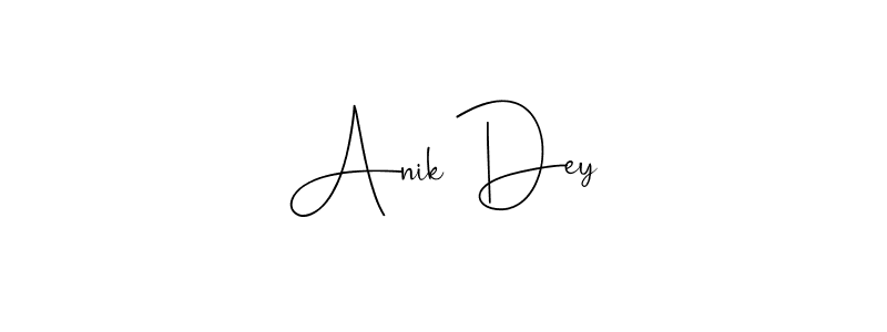 Also You can easily find your signature by using the search form. We will create Anik Dey name handwritten signature images for you free of cost using Andilay-7BmLP sign style. Anik Dey signature style 4 images and pictures png