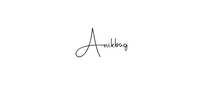 Use a signature maker to create a handwritten signature online. With this signature software, you can design (Andilay-7BmLP) your own signature for name Anikbag. Anikbag signature style 4 images and pictures png