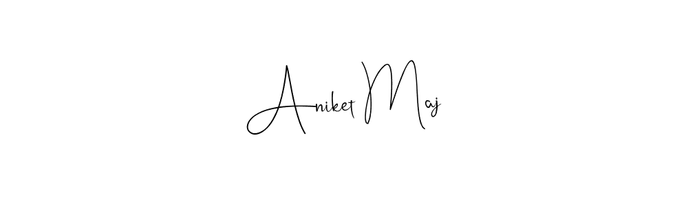 Make a beautiful signature design for name Aniket Maj. With this signature (Andilay-7BmLP) style, you can create a handwritten signature for free. Aniket Maj signature style 4 images and pictures png