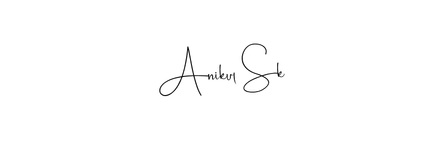 This is the best signature style for the Anikul Sk name. Also you like these signature font (Andilay-7BmLP). Mix name signature. Anikul Sk signature style 4 images and pictures png