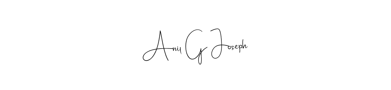 You should practise on your own different ways (Andilay-7BmLP) to write your name (Anil G Joseph) in signature. don't let someone else do it for you. Anil G Joseph signature style 4 images and pictures png