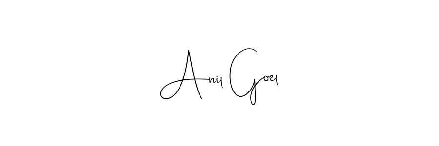 Use a signature maker to create a handwritten signature online. With this signature software, you can design (Andilay-7BmLP) your own signature for name Anil Goel. Anil Goel signature style 4 images and pictures png